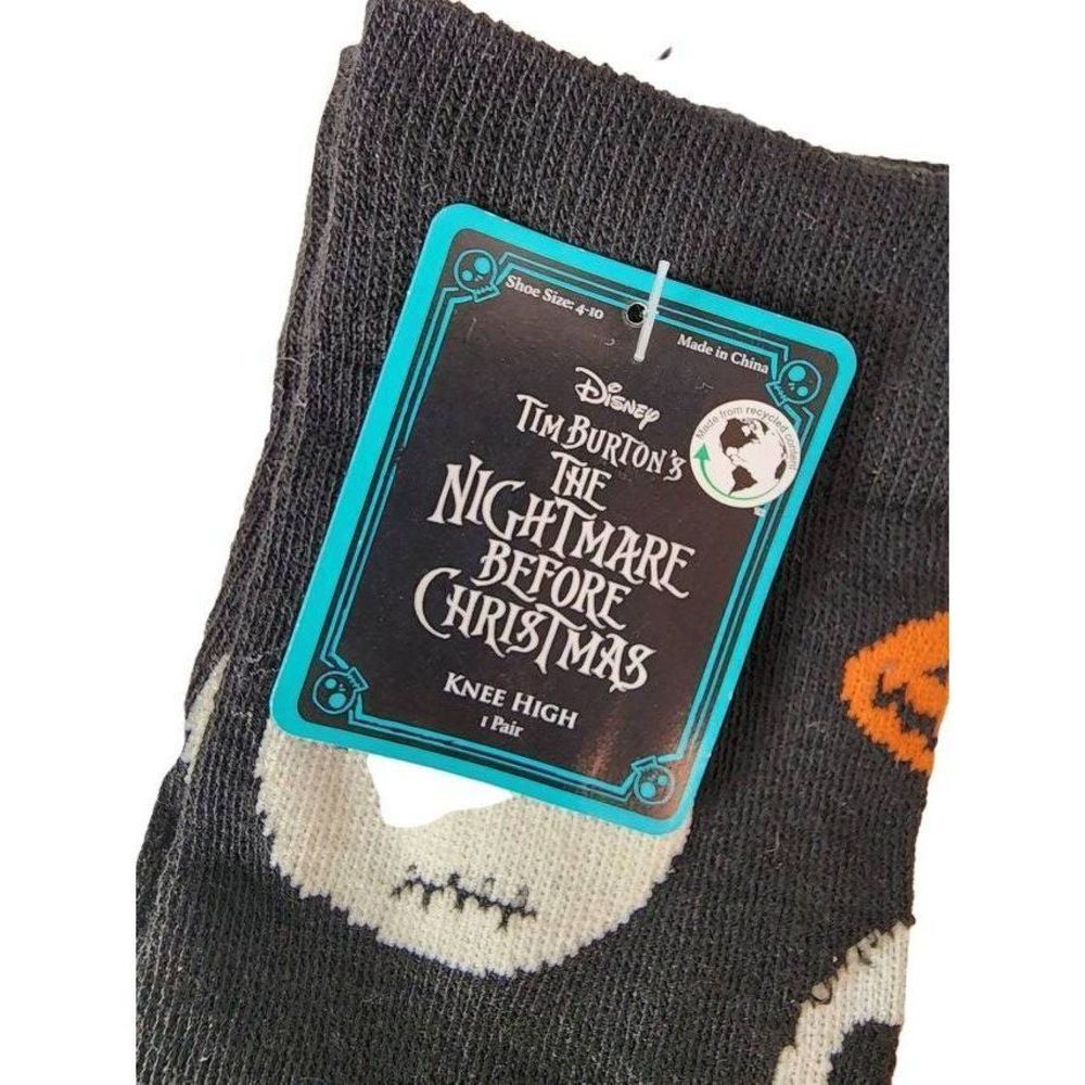Disney The Night Before Christmas knew high Halloween socks NWT